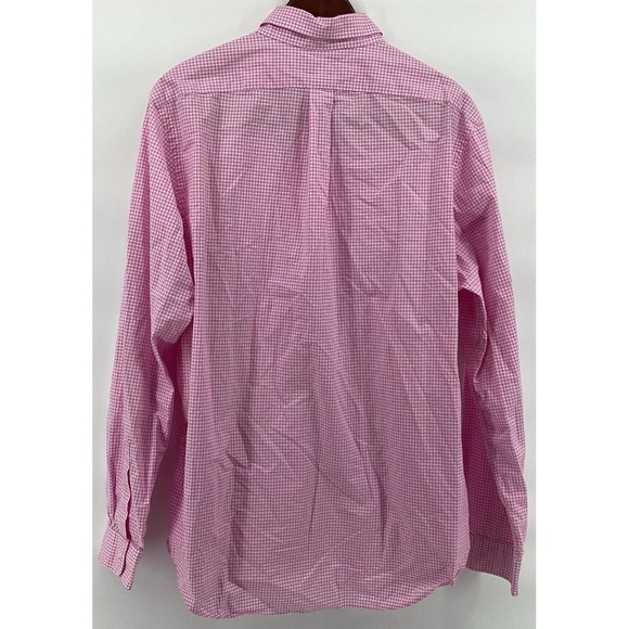 Polo Ralph Lauren Men's XL  Pink Checkered Long Sleeve Button Down Shirt - Picture 3 of 8
